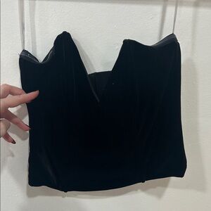 Black Velvet Women's corset